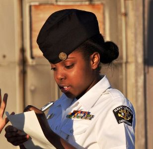 Cadet in uniform