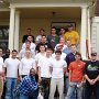 Volunteers at a Rebuilding Together home site