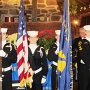 Sea Cadet color guard at 2012 annual Holiday Dinner